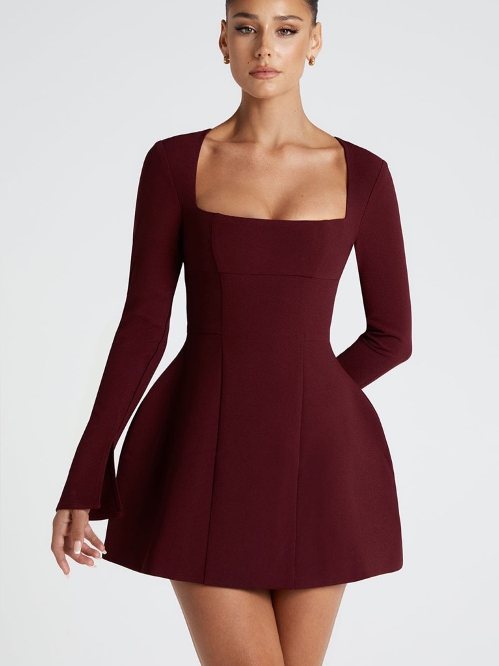 ESME MINI DRESS - CHERRY LACQUER 
Babyboo fashion